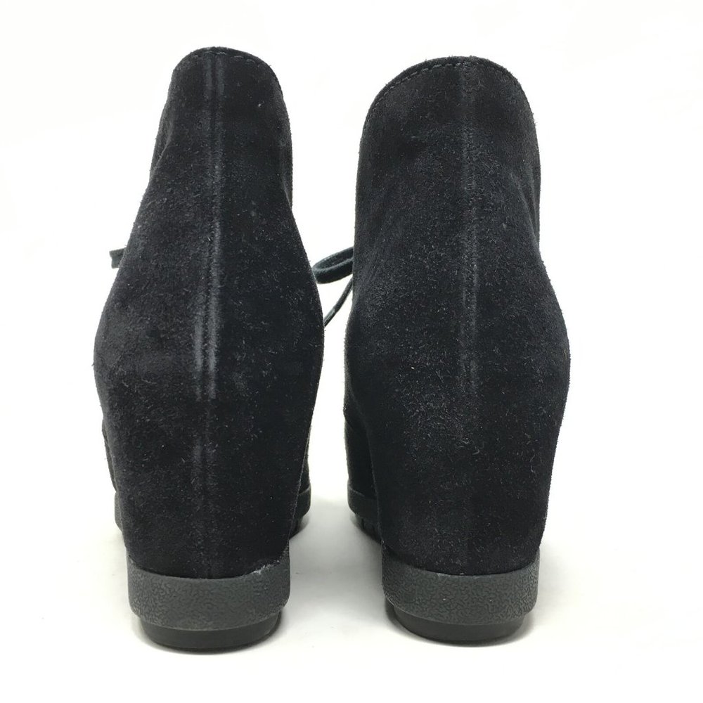 Prada Wedge Ankle Boots Booties Size 37.5/7.5 US - Picture 8 of 11